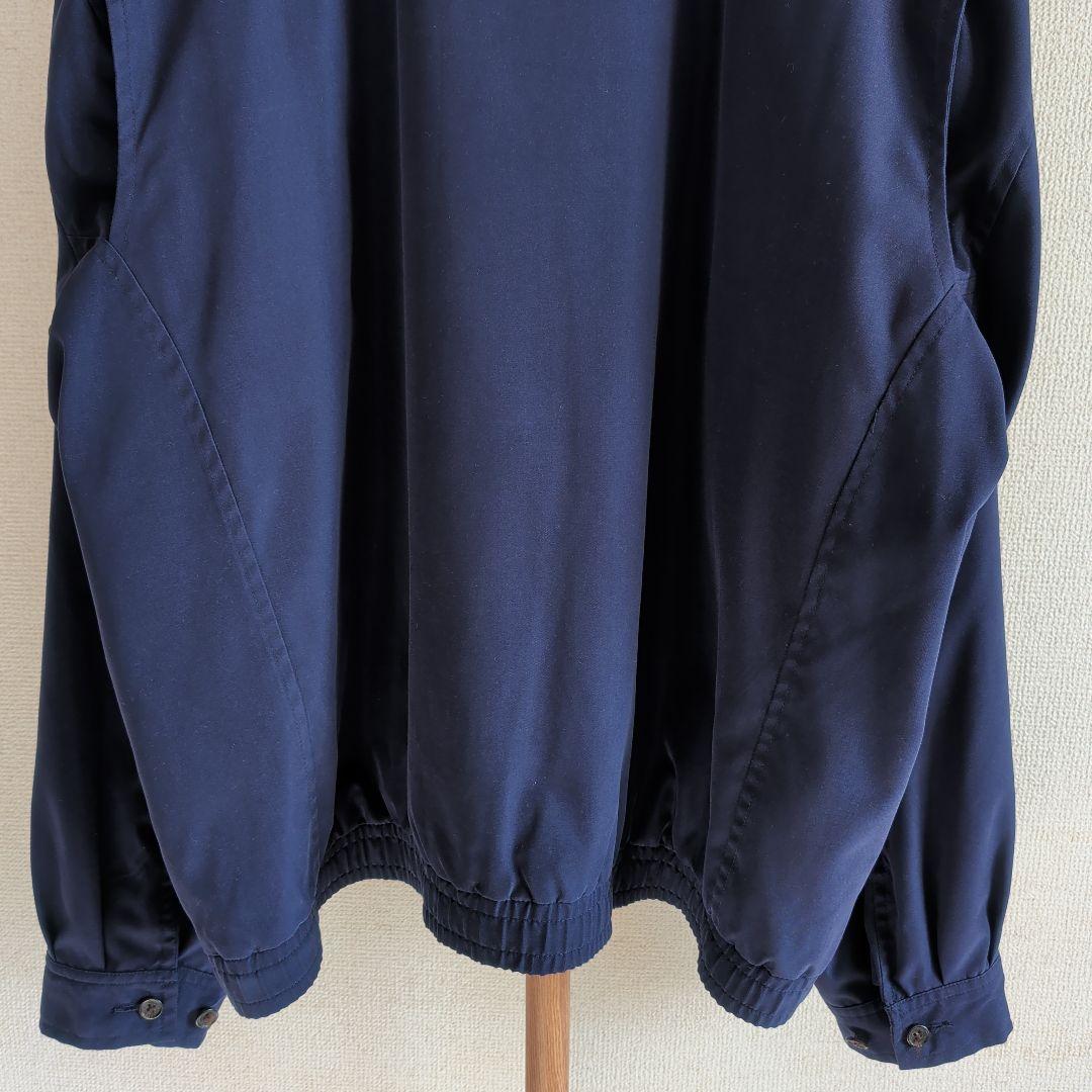 美品 90s ポロラルフローレン スウィングトップ ネイビー 裏地チェック XL