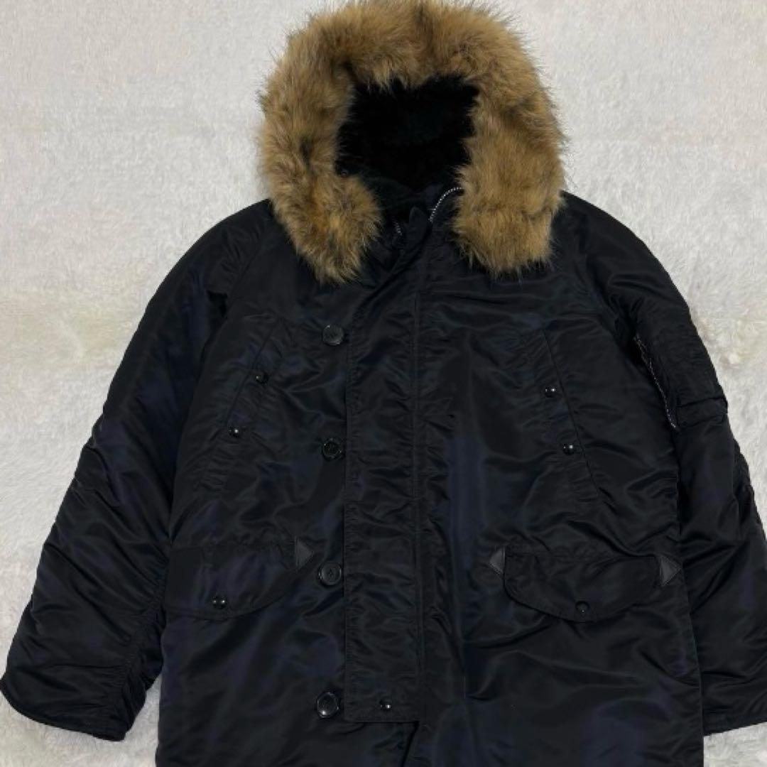防寒最強 ALPHA INDUSTRIES N-3B フライトジャケット L