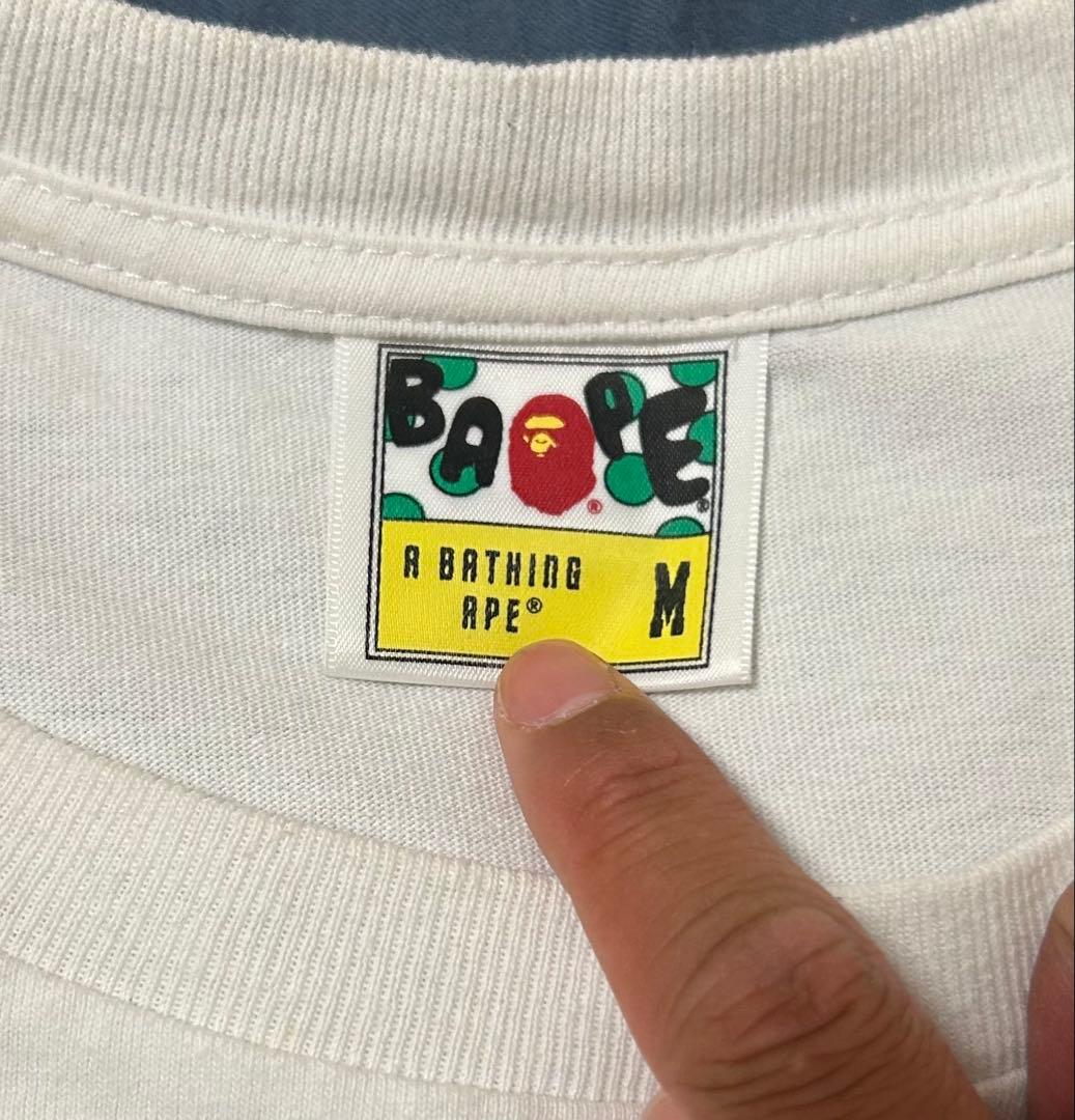 A BATHING APE カモフラージュロゴ Tシャツ M