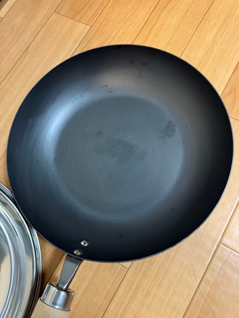 未使用　リバーライト 28cm フライパン 蓋付き ガス・IH対応