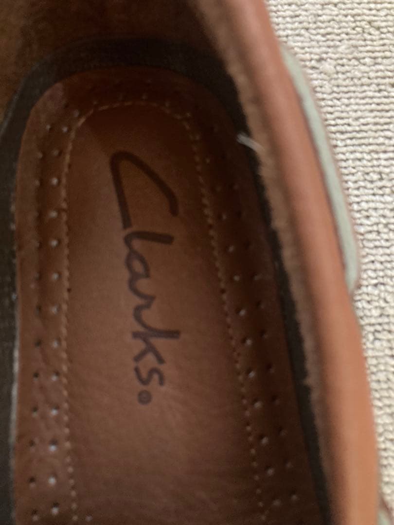 Clarks ブラウン デッキシューズ