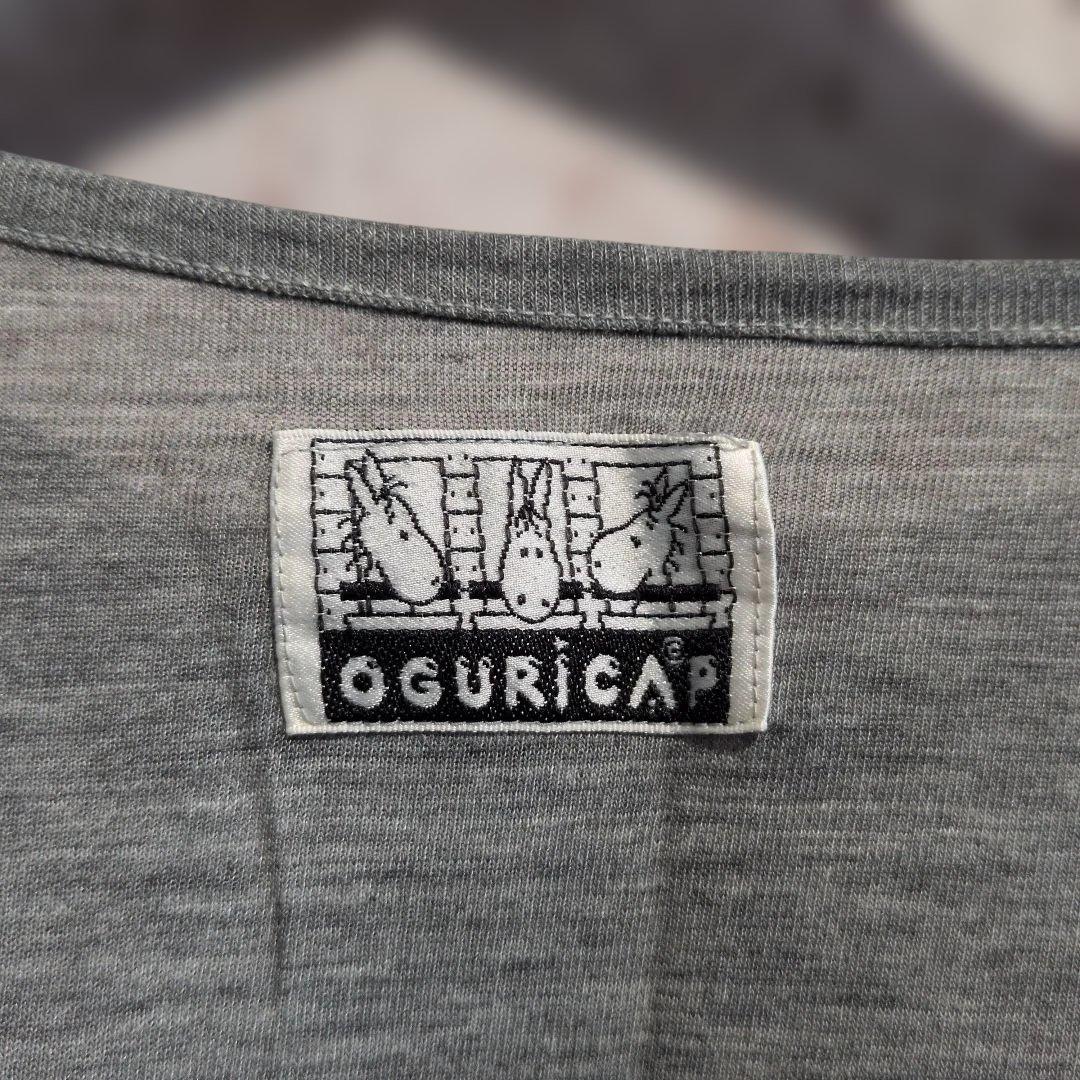 90s OGURICAP グレー Tシャツ オグリキャップ　ヴィンテージ