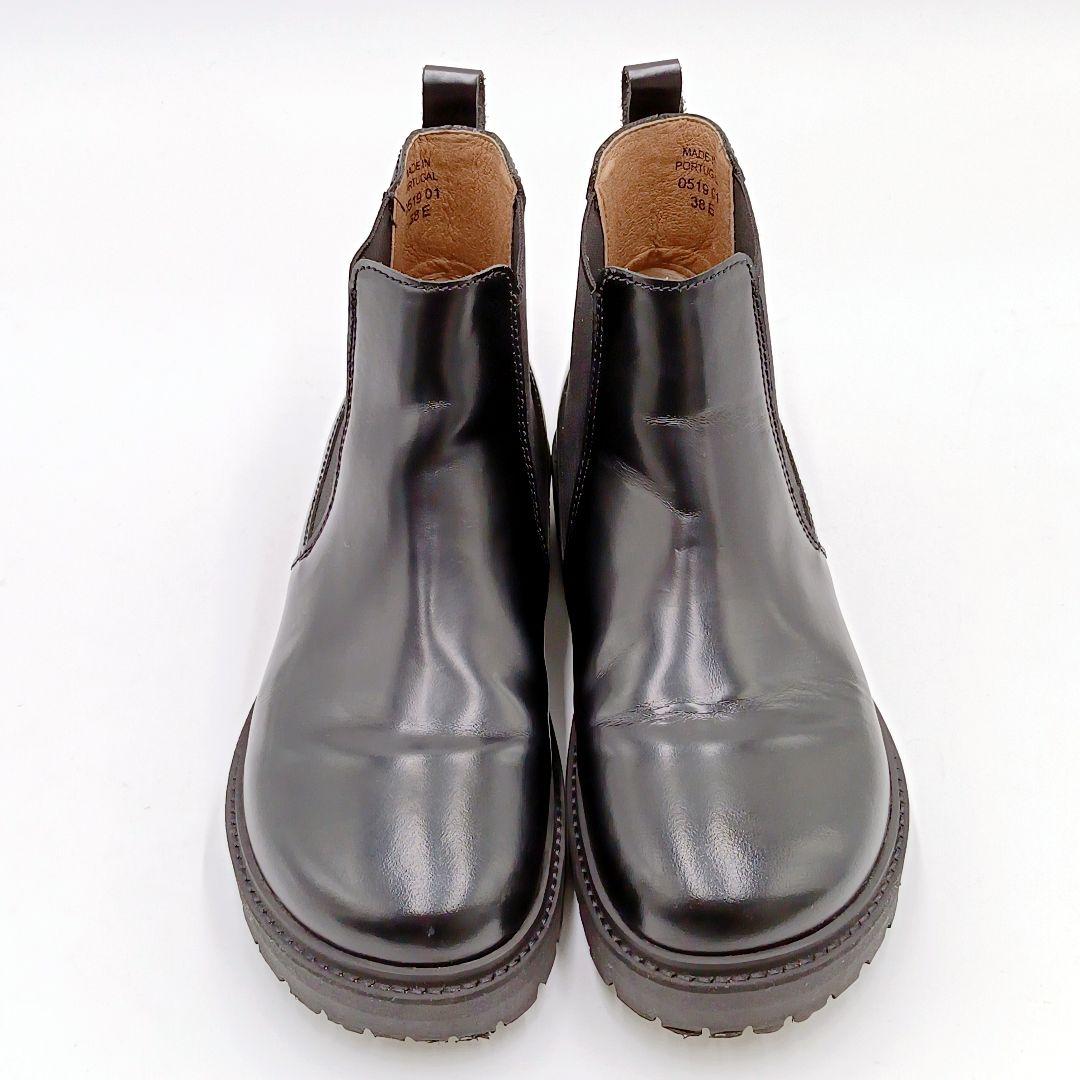 【美品】ビルケンシュトック スタロン 38 サイドゴアブーツ 黒