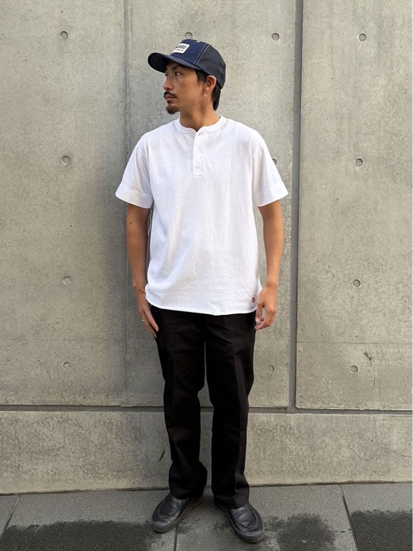 STANDARD CALIFORNIA HealthnitヘンリーネックTシャツ
