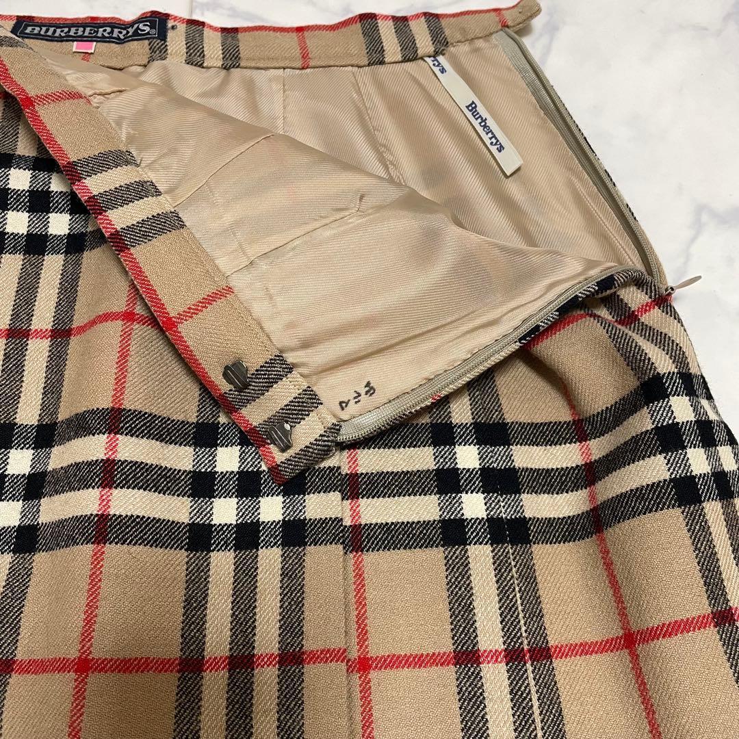 Burberrys バーバリー ノバチェック プリーツスカート M