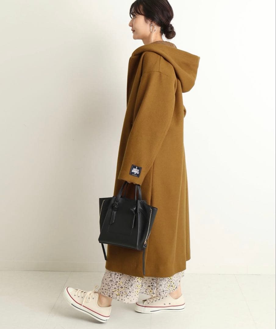 ☆美品☆スローブイエナ 定価27,500円 HAMILTONフードロングコート