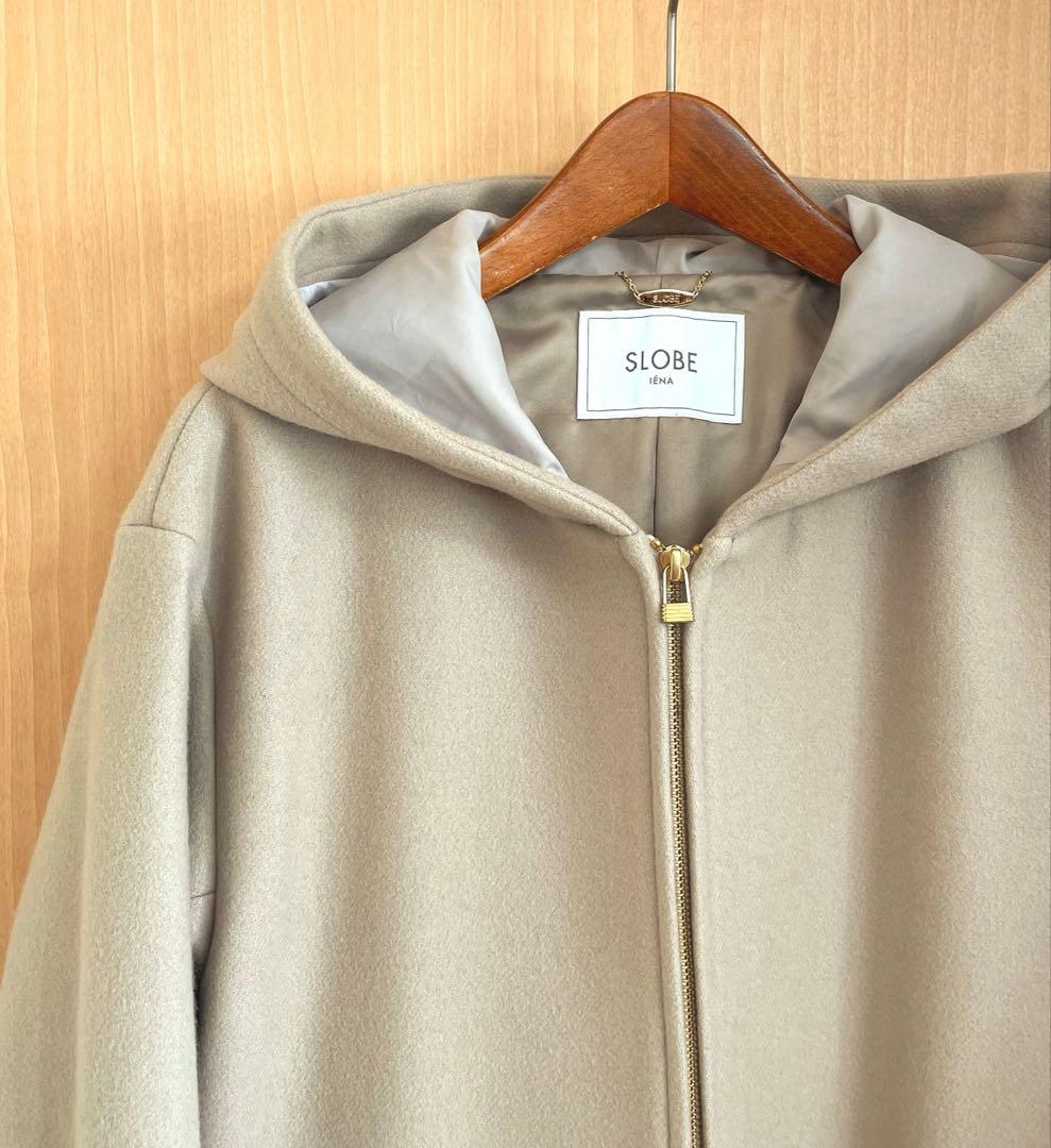 ☆美品☆スローブイエナ 定価27,500円 HAMILTONフードロングコート