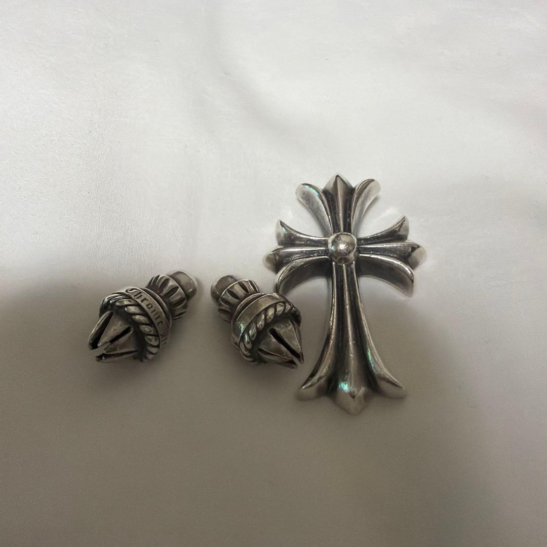 鑑定済　CHROME HEARTS スモールCHクロス ペンダント　クロムハーツ