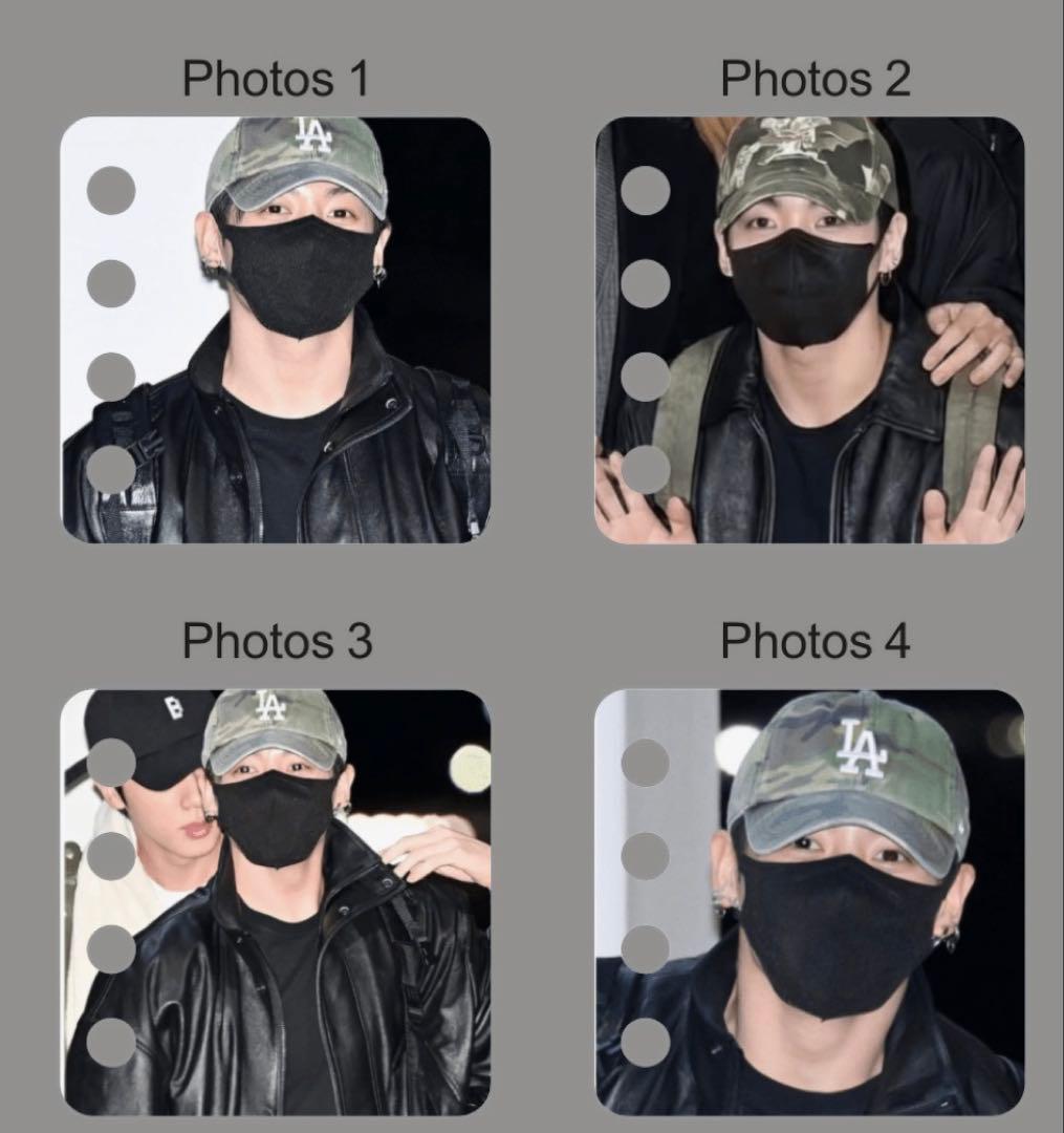 BTS Jungkook アルバムキーホルダー•フィルムブックマーク・コースター