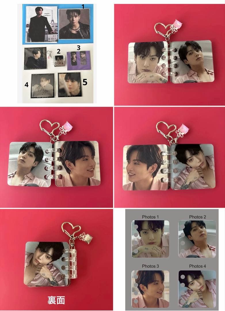 BTS Jungkook アルバムキーホルダー•フィルムブックマーク・コースター