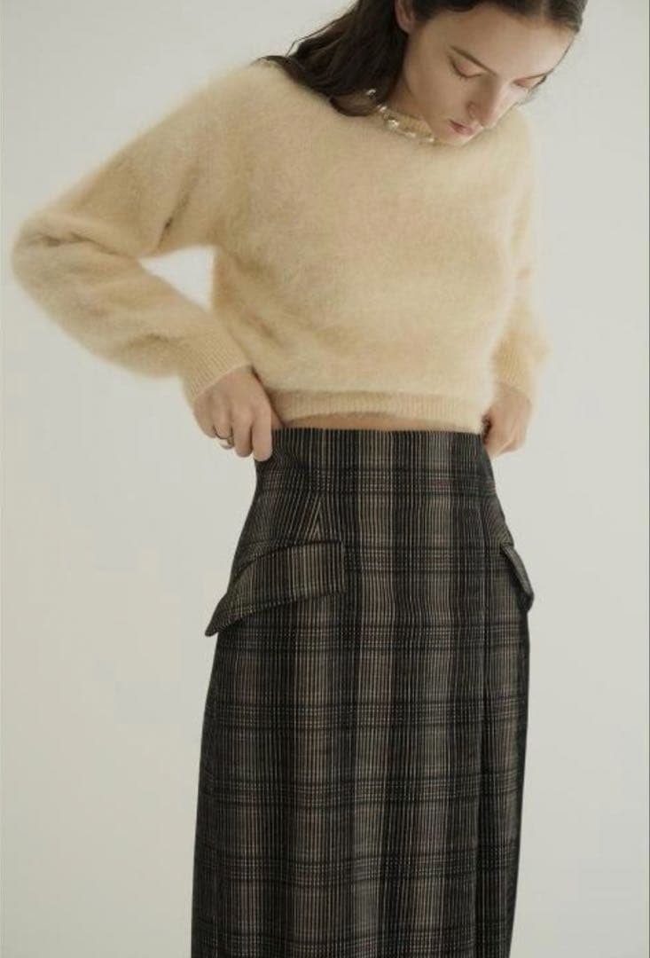 CLANE⭐︎H/W Tuck Maxi Skirt クラネ
