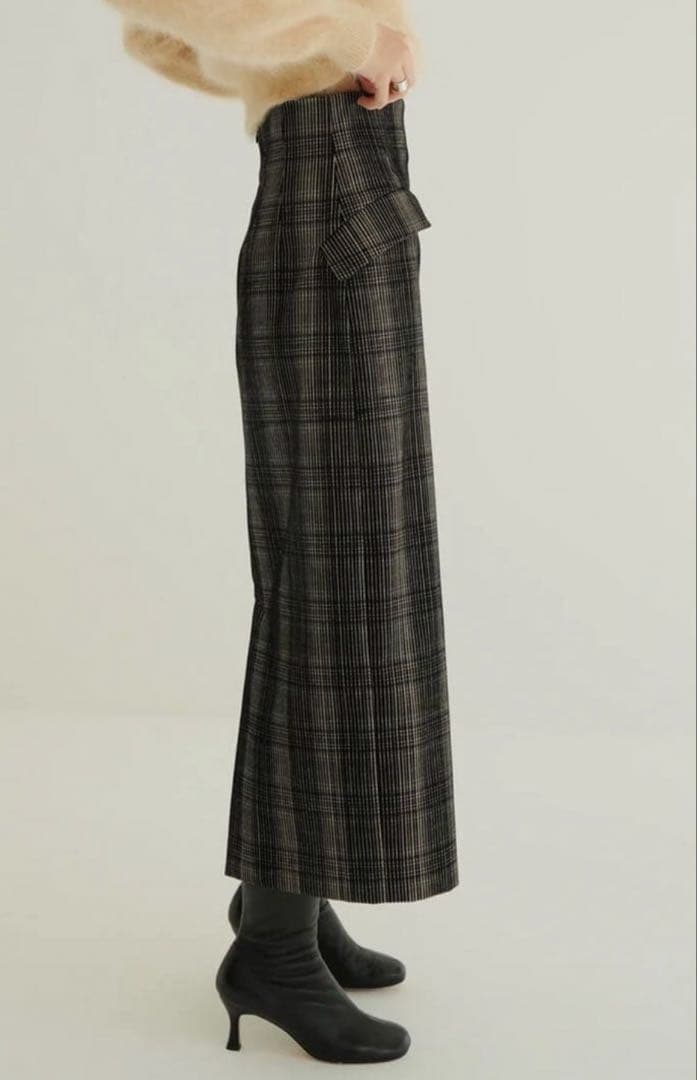 CLANE⭐︎H/W Tuck Maxi Skirt クラネ