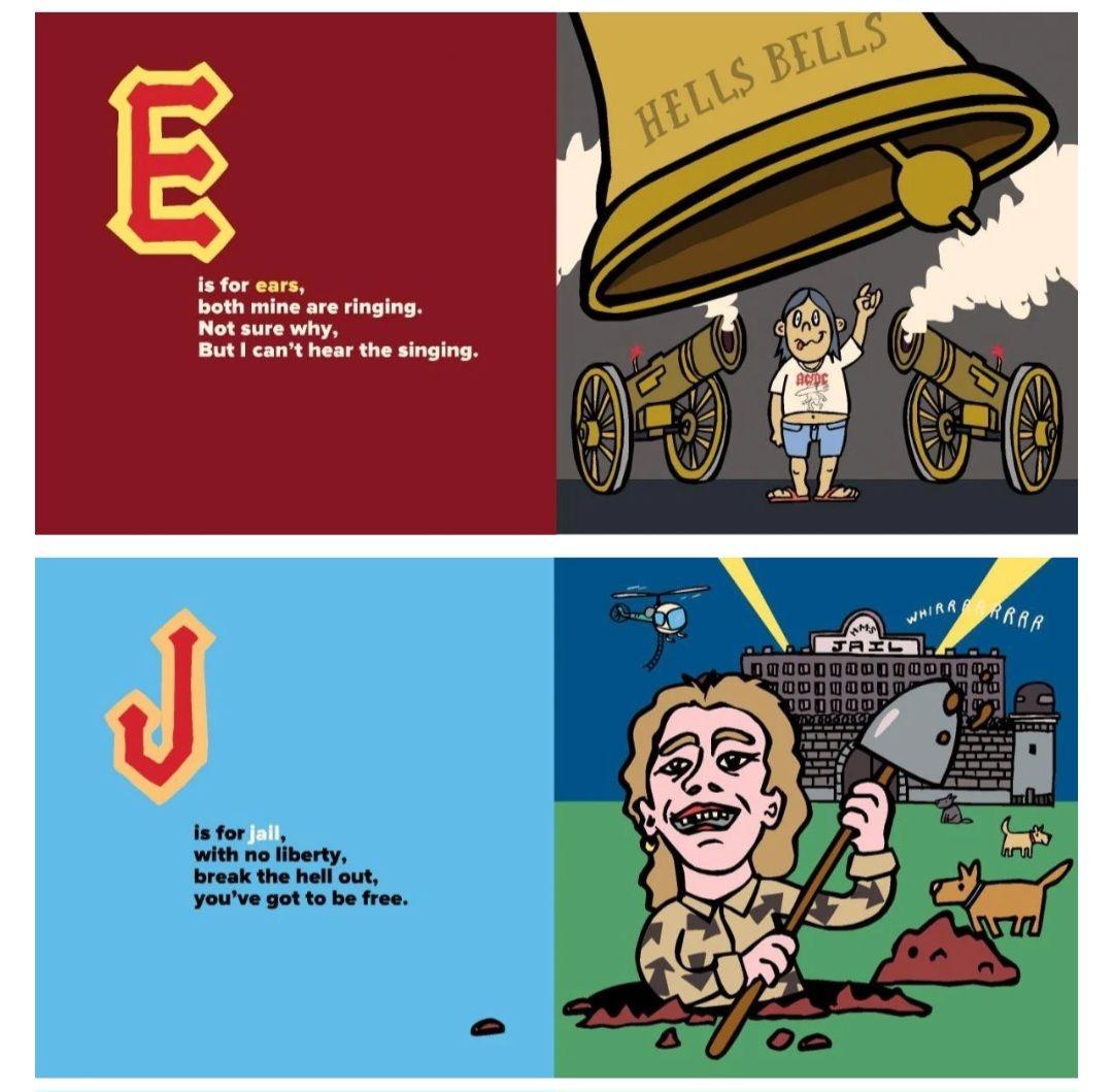 絵本・児童書 AC/DC High Voltage Alphabet