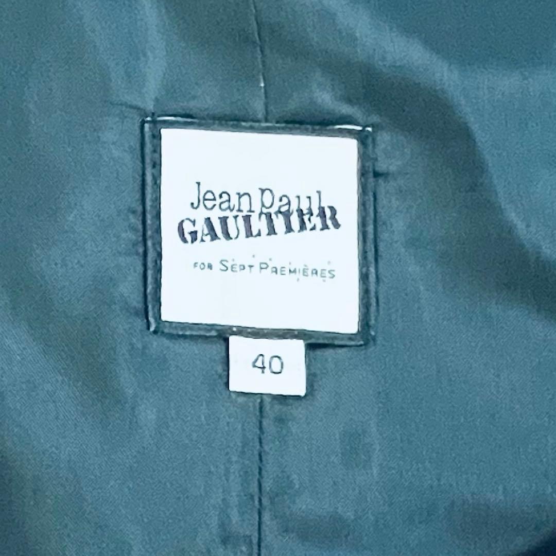 Jean Paul GAULTIER ワンピース 黒 ジップデザイン 40