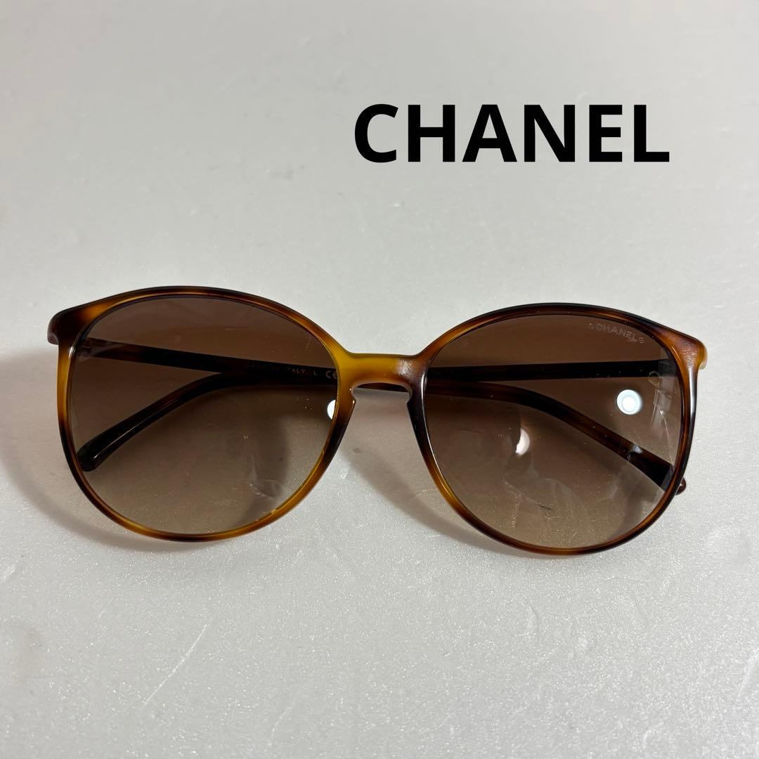 CHANEL 5278 べっ甲柄 サングラス グラデーション 1295/S5