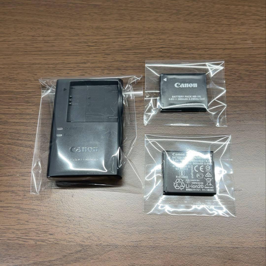 【美品】 Canon IXY650 純正充電器 純正バッテリー2個 付き
