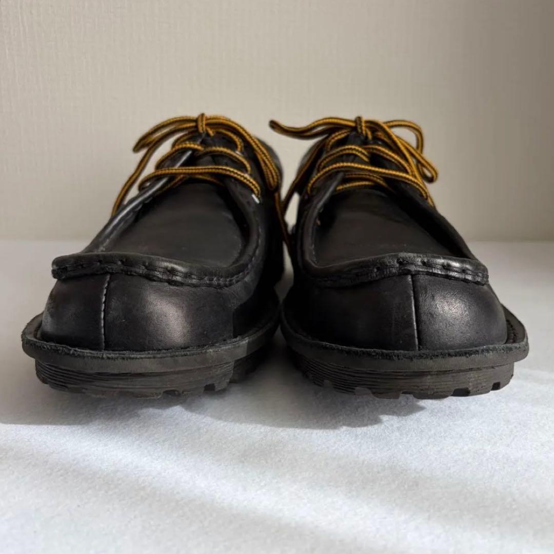 Clarks クラークス レザー 黒 ワラビー モカシンシューズ 27.0