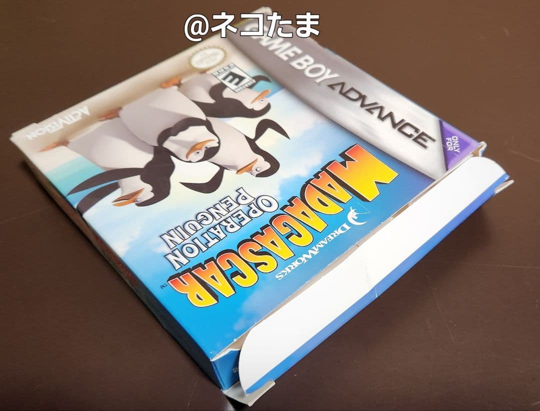 【当時品・未発売】GBAソフト　マダガスカル　ペンギン Madagascar