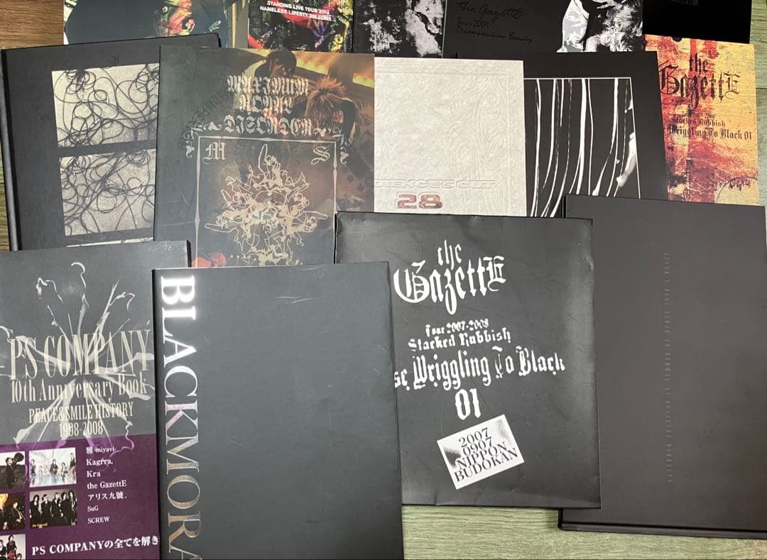 the GazettE パンフレット、写真集セット BLACKMORAL