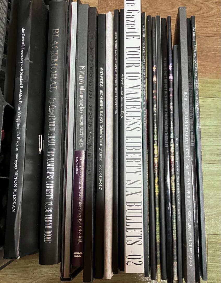 the GazettE パンフレット、写真集セット BLACKMORAL