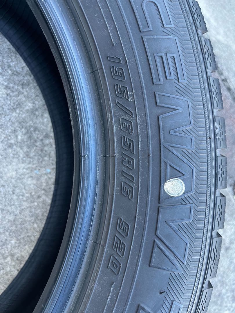【着払い】195/65R/16 GOODYEAR スタッドレス　4本セット