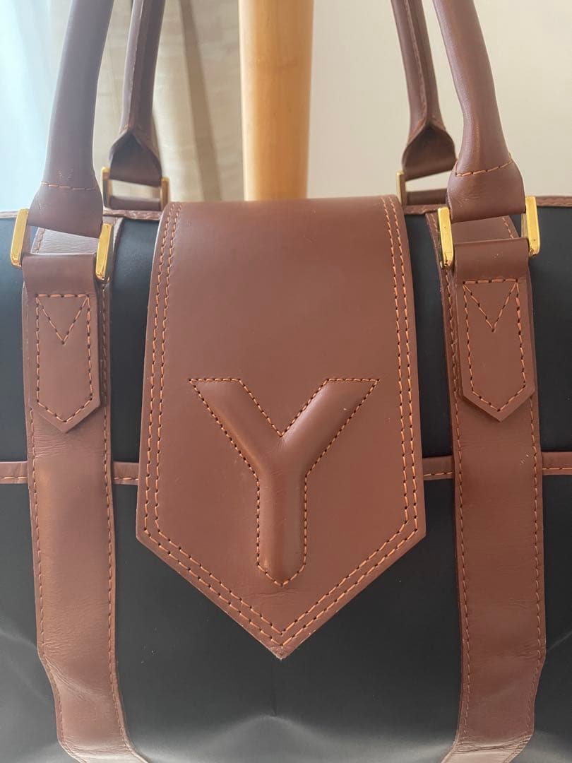 最終価格‼️SAINT LAURENT ボストンバッグ 型押し ヴィンテージ
