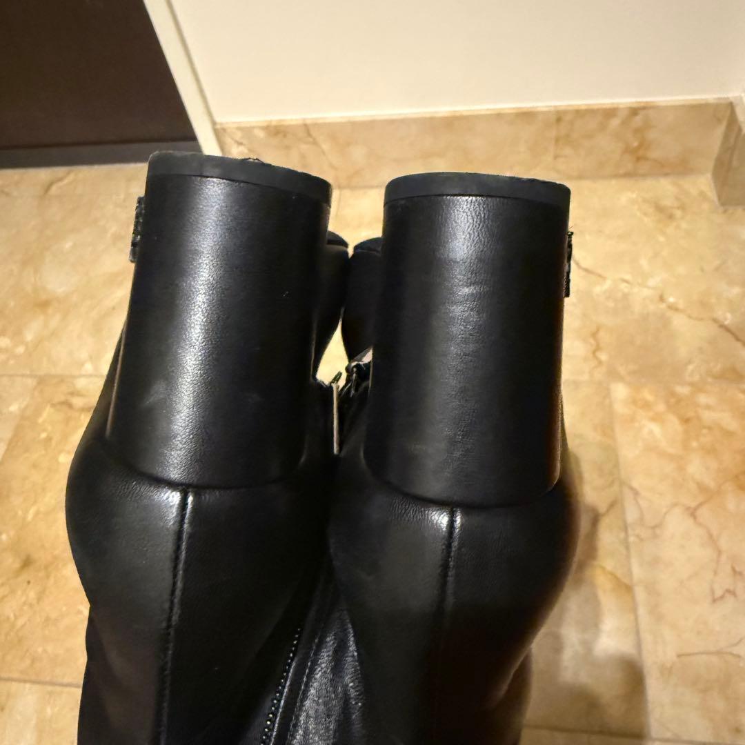 【Saint Laurent】 レザー ショートブーツ