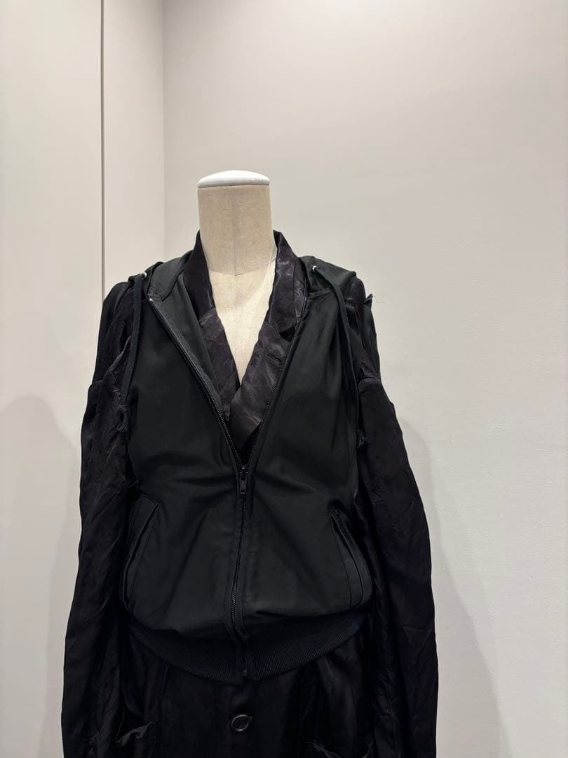 [19SS]コムデギャルソン　4本袖ドッキングコート