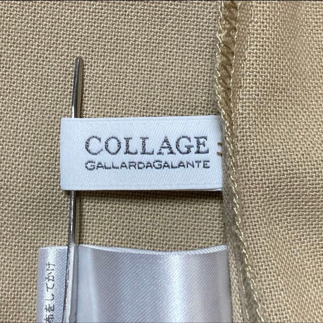 COLLAGE GALLARDAGALANTE リネンライクジャケット ベージュ