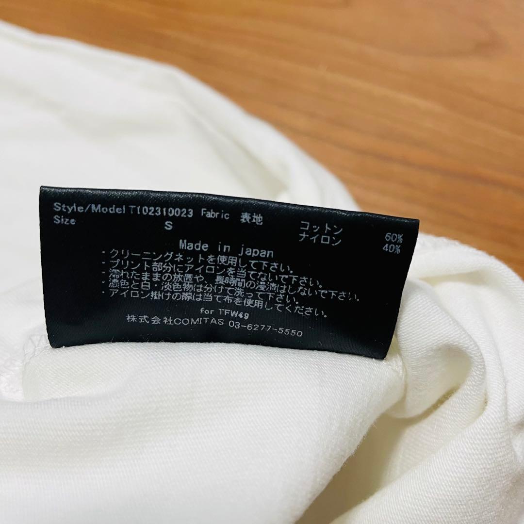 TFW49 Tシャツ　ホワイト　ブラック　S junhashimoto ゴルフ