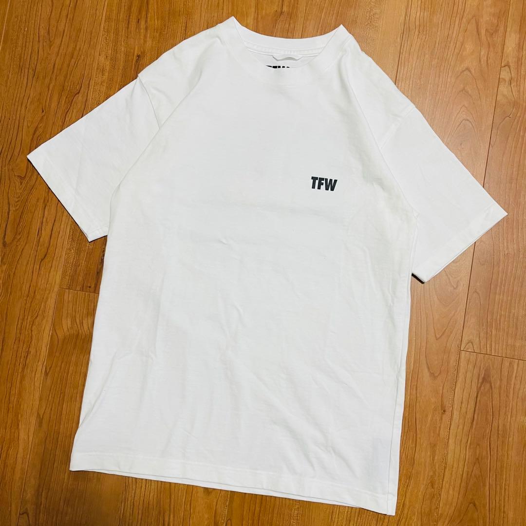 TFW49 Tシャツ　ホワイト　ブラック　S junhashimoto ゴルフ