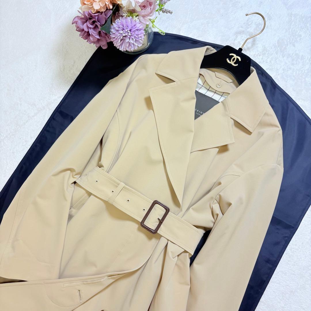 極美品　マッキントッシュロンドン　ライナー付　スプリングコート　上品　38