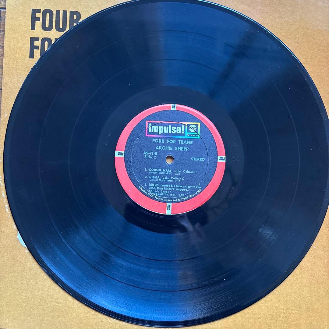 洋楽 FOUR FOR TRANE ARCHIE SHEPP LP