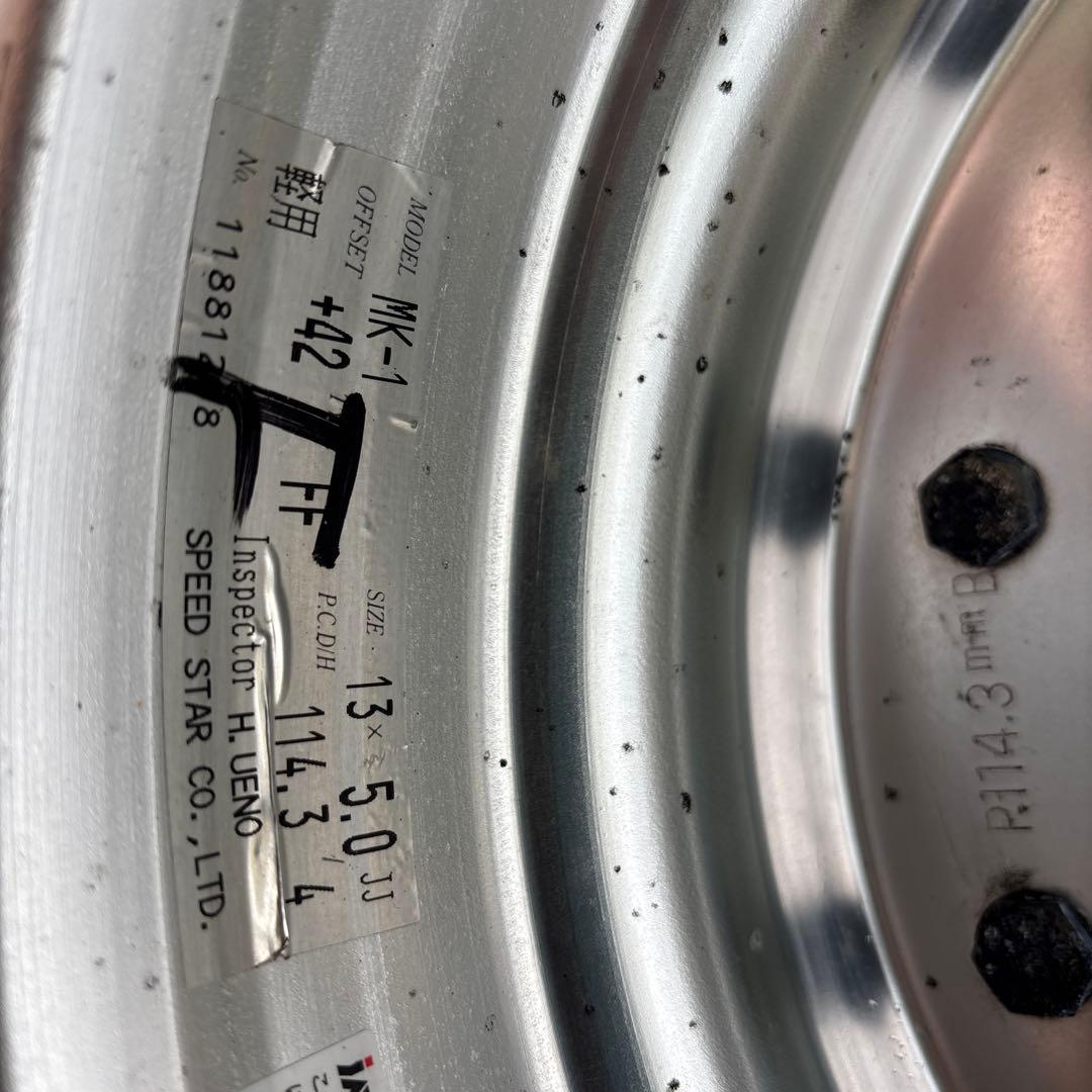 ssr スピードスターマーク1 13インチ 4h/4穴pcd114.35j+42