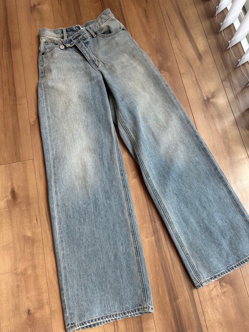 パンツ CROSS WAIST WIDE STRAIGHT 0