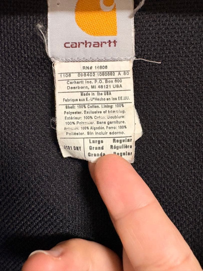 carhartt 00's active jacket アクティブジャケット L