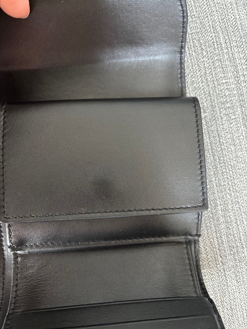 Ｍ　CELINE ブラック 三つ折り財布