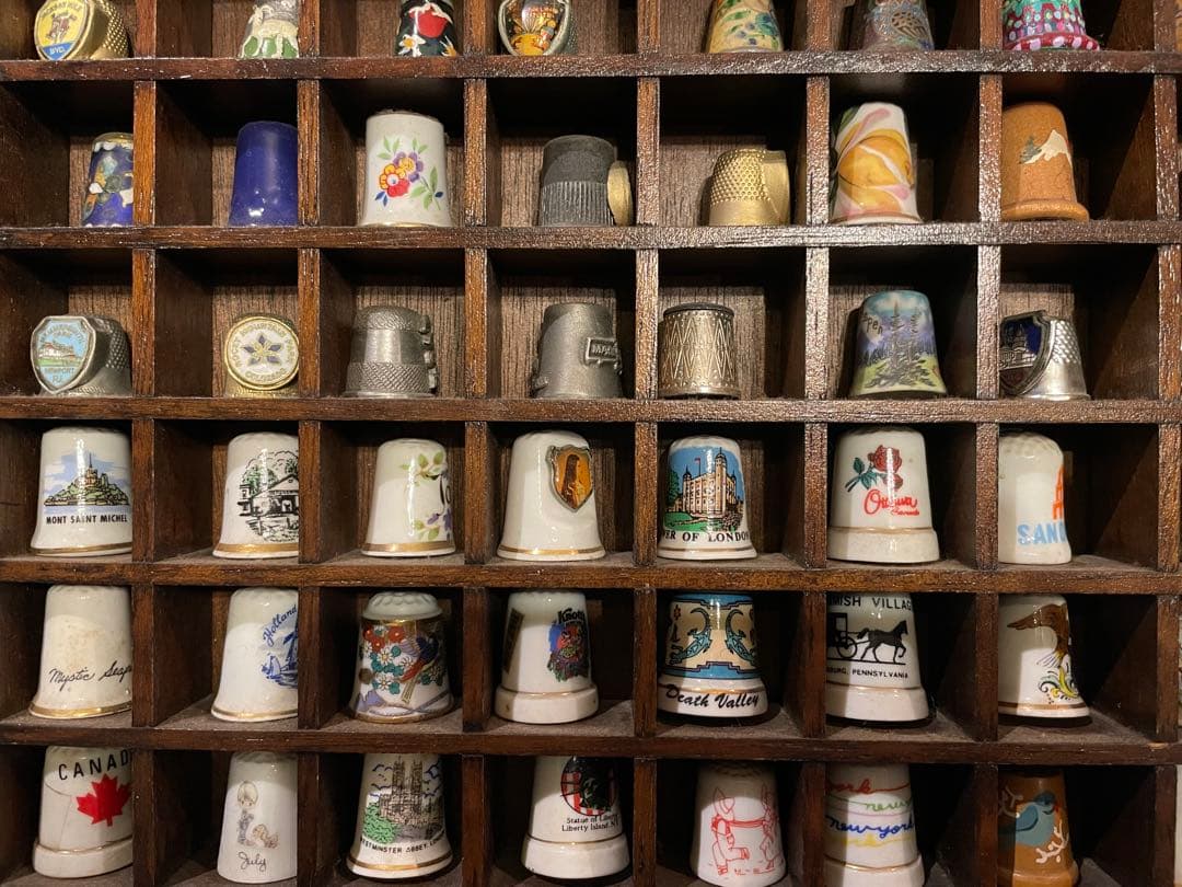 ソーイング thimble 指貫アンティークコレクション 100個