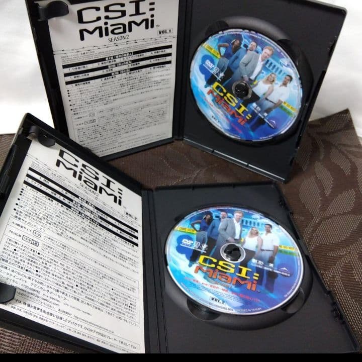 DVD「CSI:マイアミ シーズン2 コンプリートDVD-BOX-1〈4枚組〉」