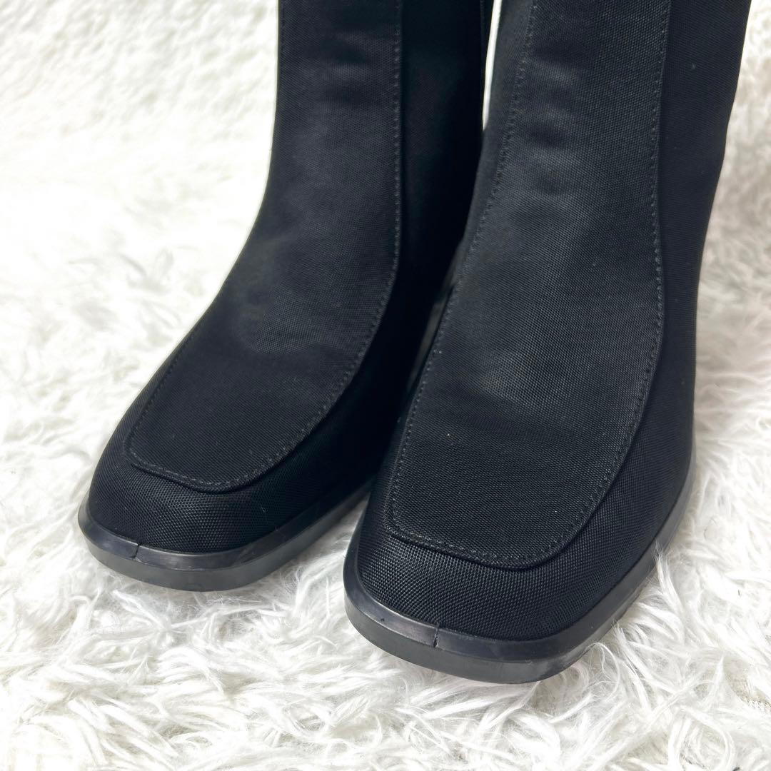 【極美品】TOP DRY GORE-TEX ミドル丈ブーツ ブラック 24cm