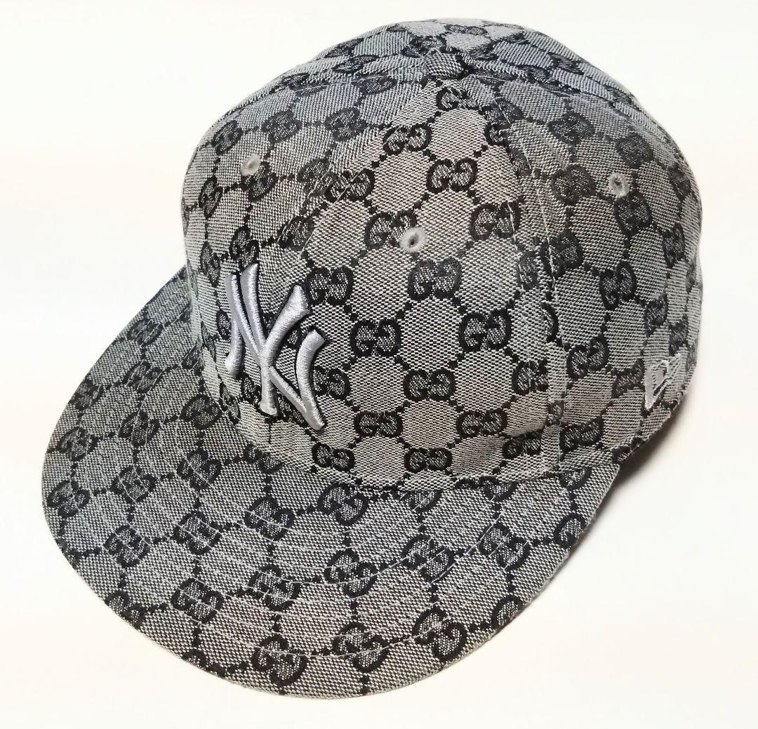 NEWERA GG モノグラム ヤンキース キャップ 59FIFTY 7 1/2