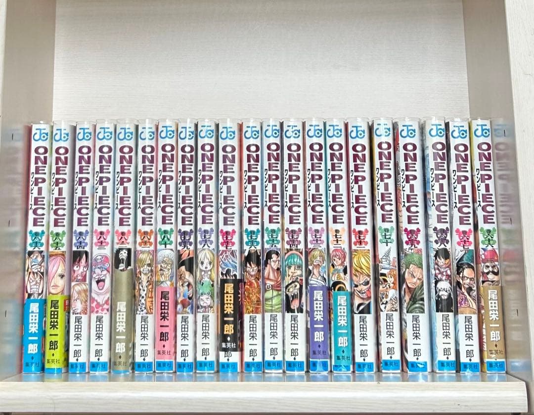 初版84冊・ワンピース 全巻セット 1〜113巻 抜けなし 透明カバー付