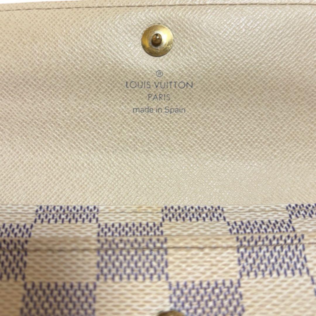 LOUIS VUITTON ポルトフォイユ・アレクサンドラ ダミエ・アズー