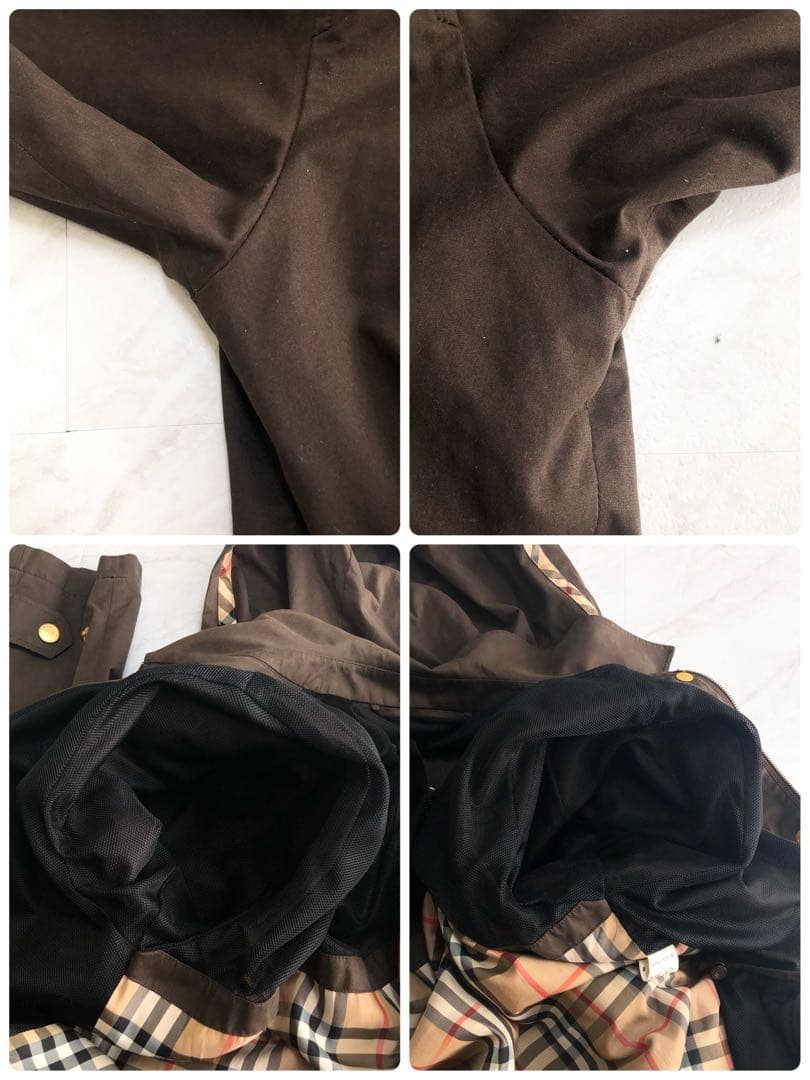 【希少 美品】バーバリー モッズコート ノバチェック　2way 金ボタン L