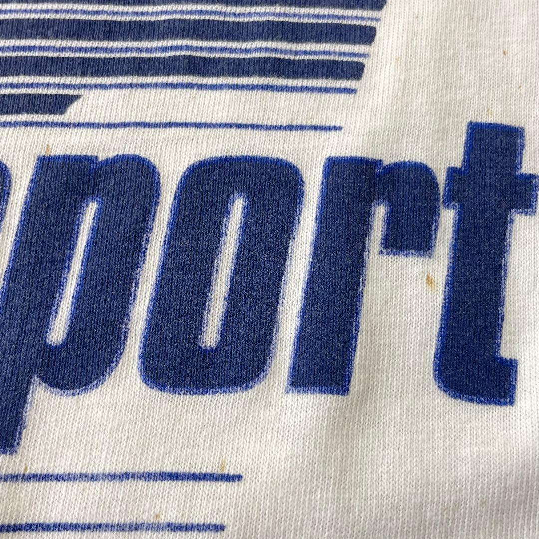 トップス 80-90's usa Stussy sports tee white xl
