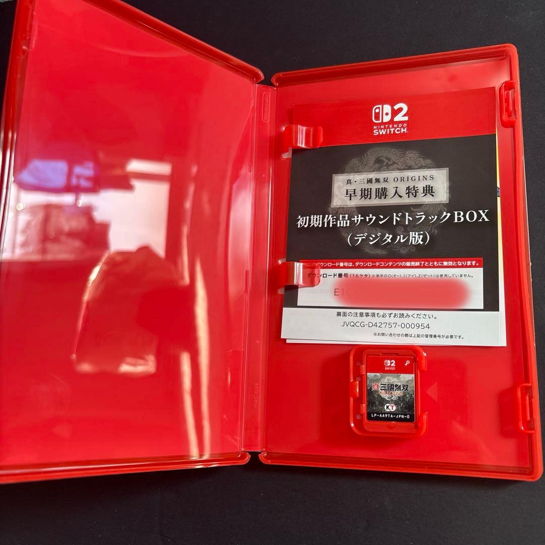 早期購入特典付き♡真・三國無双 ORIGINS Switch 2 美品