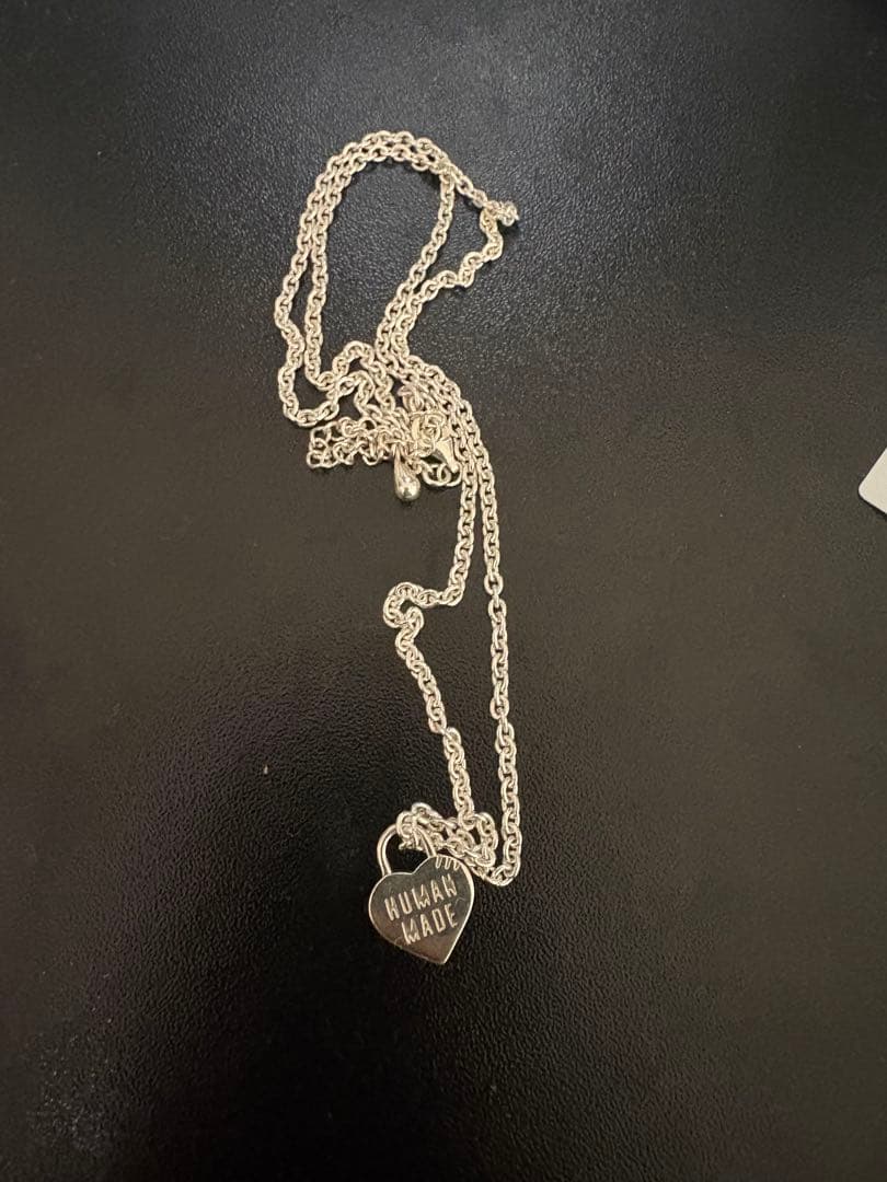 アクセサリー HUMAN MADE HEART SILVER NECKLACE