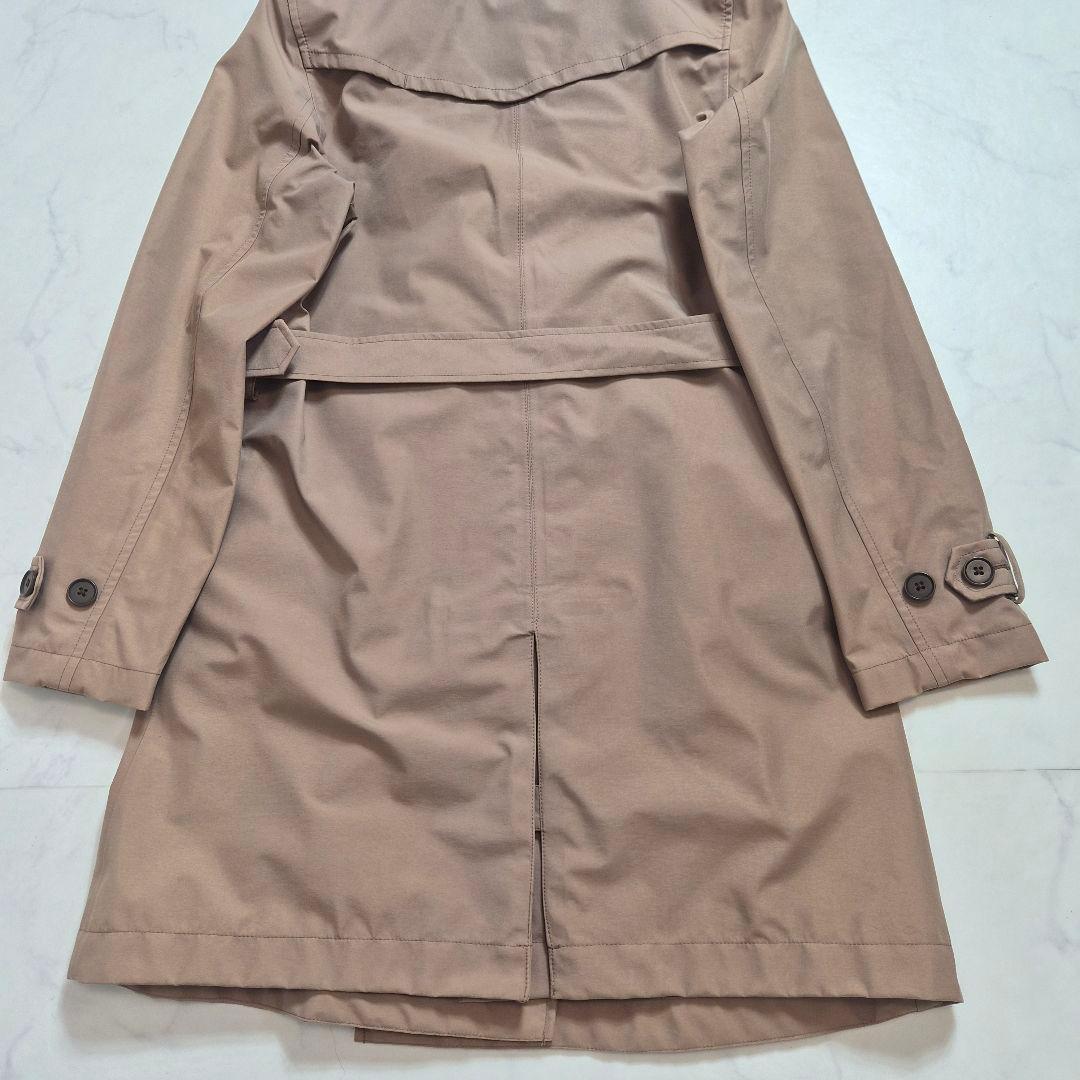 エーグル GORE-TEX トレンチコート ベルト付 ロゴ刺繍 ベージュ