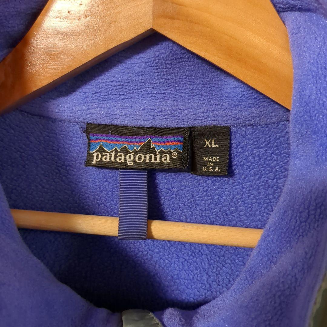 89年 USA製 Patagonia シェルドシンチラ アルファグリーン XL