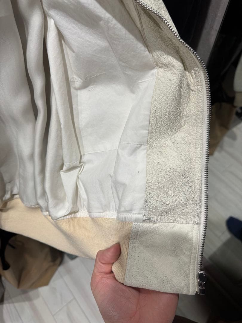 Rick Owens レザーJKT 46 RU15S4771 イタリア製